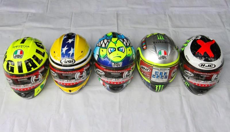 Ragam Helm Airbrush Livery MotoGP Racikan ARM Motor Ragam Helm Airbrush Livery MotoGP Racikan ARM Motor