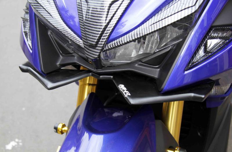Pasang Winglet MHR, Yamaha Aerox 155VVA Tampil Makin Sporti Pasang Winglet MHR, Yamaha Aerox 155VVA Tampil Makin Sporti