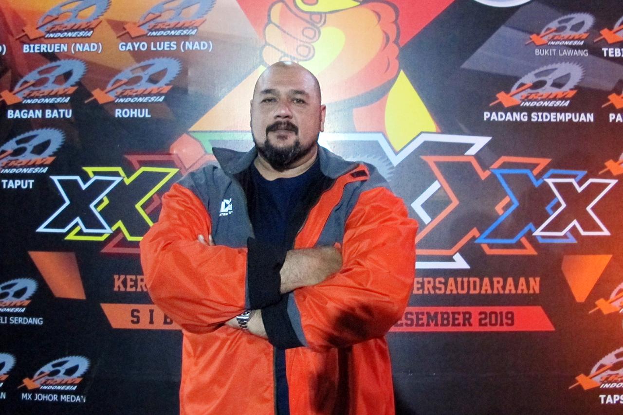 Musa Idishah, off-roader senior sekaligus inisiator Relawan Peduli Disinfektan Covid-19 di Kota Medan, Sumatera Utara.