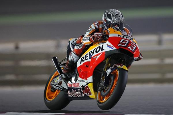 Rider Repsol Honda, Marc Marquez di sesi tes resmi MotoGP Qatar