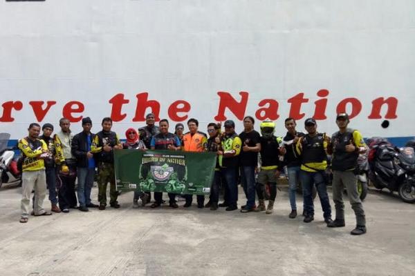 Yamaha NMax Club Indonesia melakukan touring terpanjang dari Jawa ke Borneo 2017. (foto : fitri)