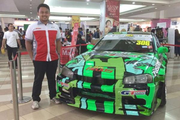 M Farhan Maulana, menemukan rasa asik dan fun pada olahraga drifting. (foto : ist)