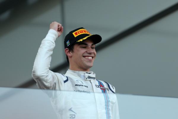 Pebalap debutan Lance Stroll pertama kali naik podium di F1 Azerbaijan (ist) 