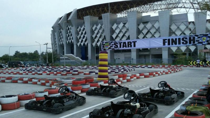 Sirkuit gokart Gegas Bersinar bisa juga untuk latihan cornering balap motor