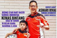  Latihan Keras, Maalik Bintang Alisyahbana Optimis Podium di Gokart Sentul