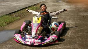 Gokart Sentul :  Pegokart TKM Kosmic Indonesia Tampil Menjanjikan