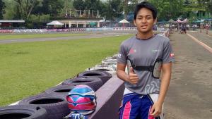 Tampil Trengginas, Tirta Chandra Alim Menangi Kelas Junior Rok Gokart Sentul