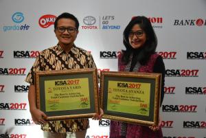 Toyota Avanza dan Yaris Kembali Raih Indonesian Customer Satisfaction Award 2017 