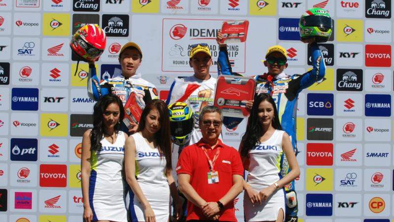 Pembalap Suzuki Team tampil mengesankan di Thailand. (foto : Suzuki)