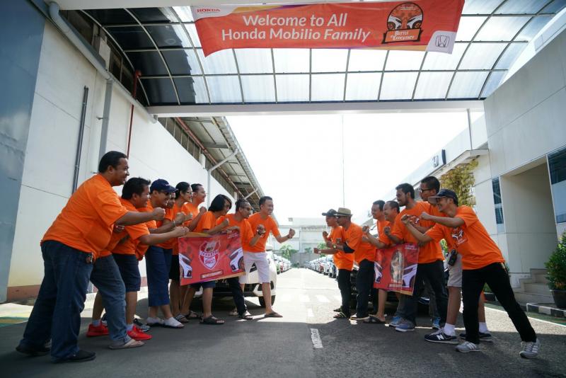 Komunitas Honda Mobilio ikuti Battle of Efficiency. (foto : HPM)