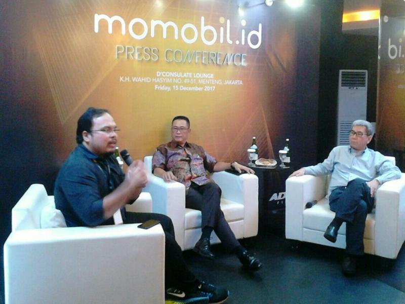 Suasana preskon peluncuran momobil.id di Jakarta. (foto : anto)