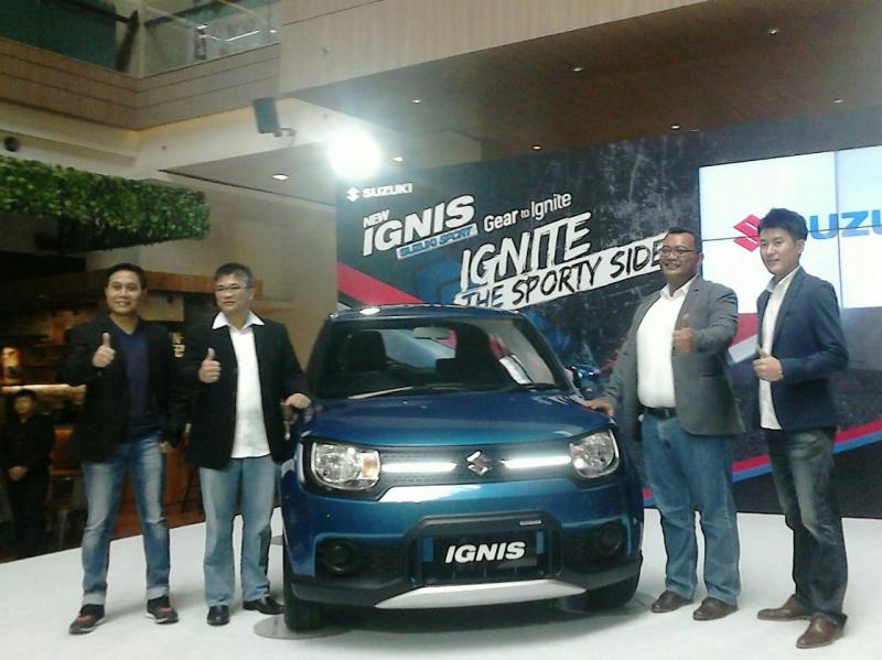 Suzuki Ignis Sport Edition jadi andalan penjualan baru yang terus dipoles (foto: anto)