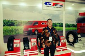 Gajah Tunggal Tbk Tampilkan Tiga Merek Ban Kendaraan Komersial di GIICOMVEC 2018