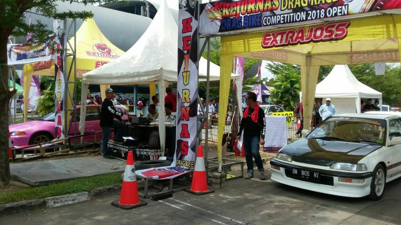 Kejurnas Drag Race seri 3 di Jakabaring Sport Center Palembang. (foto : ist)