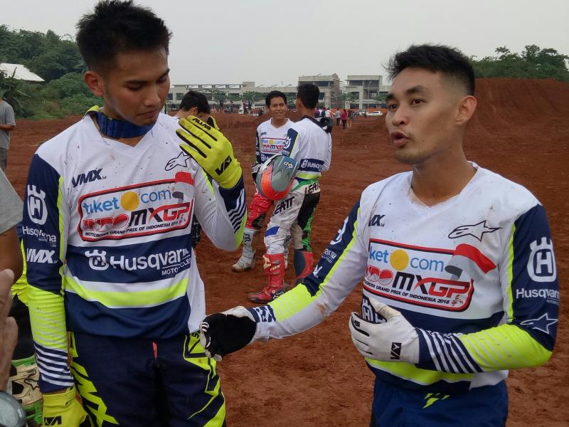 Aldi Lazaroni, bertekad akan memberi perlawanan di kejuaraan dunia Indo MXGP 2018.(foto : budsan)