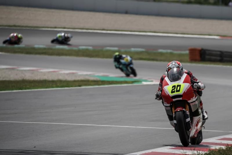 Dimas Ekky tunjukkan semangat juang di Sirkuit Catalunya (dok. ahrt)