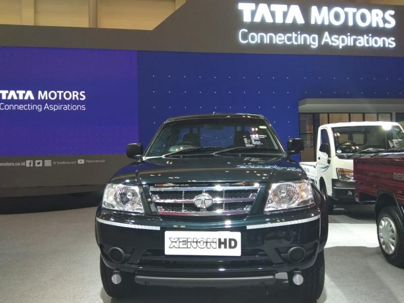 Truk Tata Motors penjualannya melejit 200 persen di GIIAS 2018. (foto: anto) 