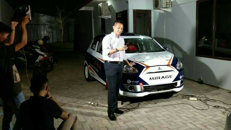 Ario Danu, ingin menjadi influencer anak muda menyukai motorsport. (foto : ist)