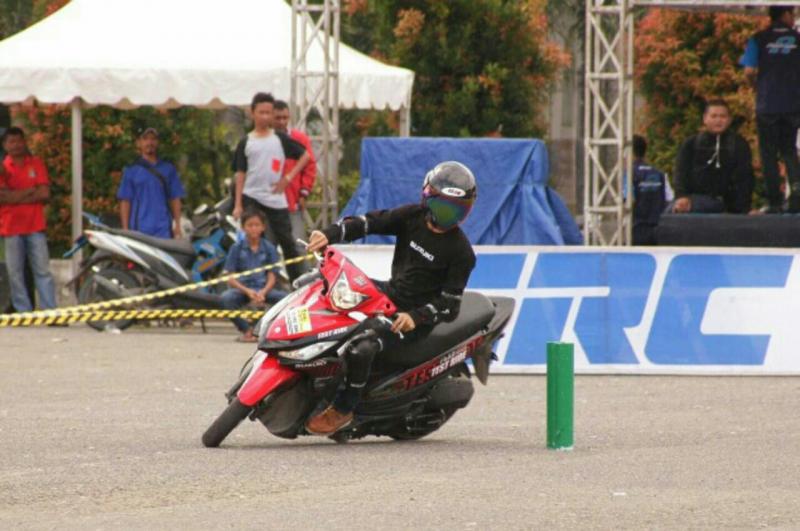 Slalom motor mulai menggeliat lagi di Balikpapan, Kalimantan Timur. (foto : astha)