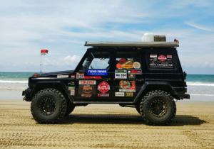 Kiprah Mercedes Jip Berbendera Merah Putih di Borneo Safari 2018