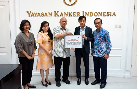  Donasi ini merupakan bagian dari CSR Global Bridgestone. (foto: ist) 