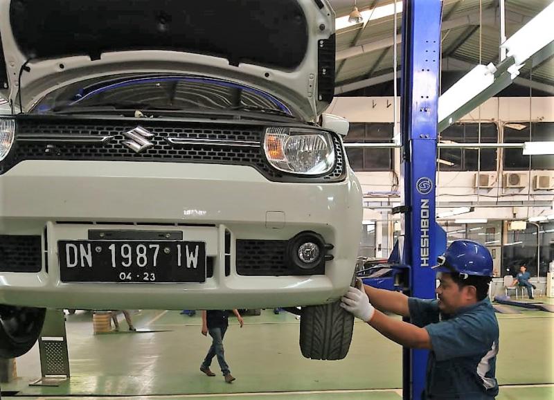 Suzuki kembali adakan Program Peduli Gempa dikhususkan untuk roda empat. (foto: kiki)