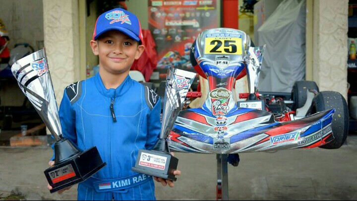 Kimi Rae Fitriansyah, telah latihan optimal, berharap hasil terbaik di Sentul. (foto : ist)