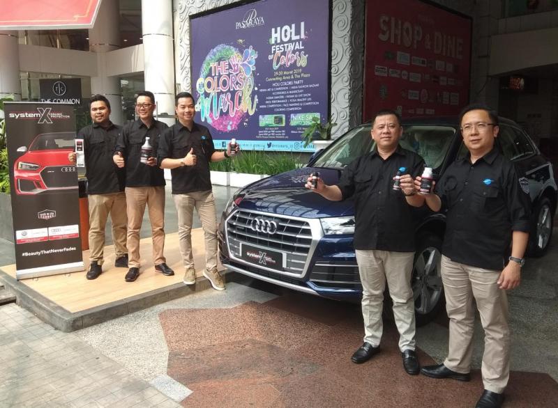 System X jadi mitra resmi untuk ceramic coating di seluruh line up mobil Audi dan VW yang dipasarkan di Indonesia. (anto) 