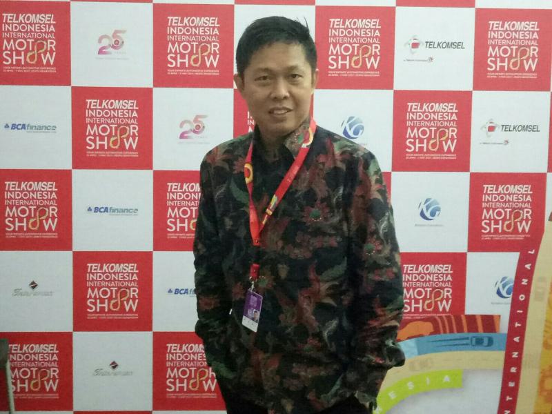 Hendra Noor Saleh, puncaknya puncak Telkomsel IIMS 2019 besok Sabtu pada 4 Mei besok.  (foto : budsan) 