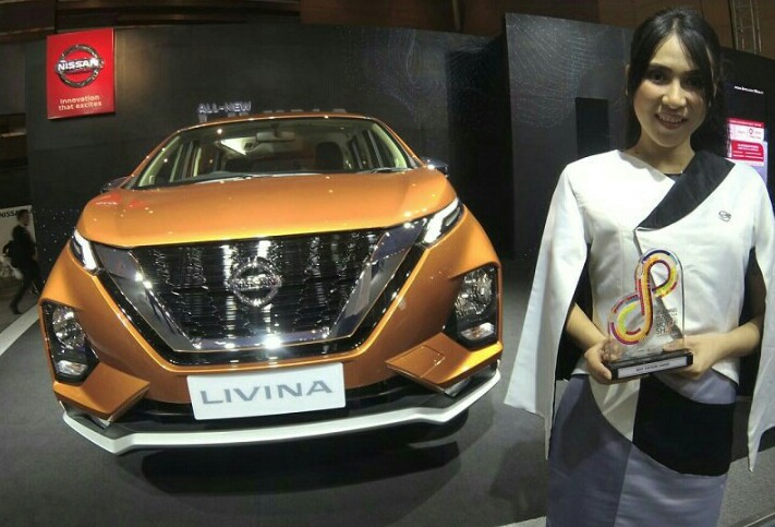 Booth Nissan di Telkomsel IIMS 2019 JI-Expo Kemayoran Jakarta