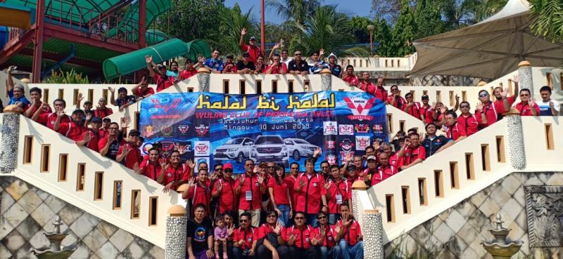 121 mobil Wuling berbagai tipe dengan member beserta anggota keluarga yang berpartisipasi sebanyak 441 orang. (ist) 