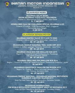 Wuih, 9 Event Balap Digelar Pada Hari Yang Sama di Indonesia