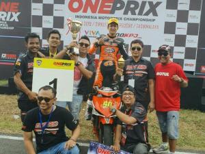 Ubah Settingan, Rafid Topan Sukses Rebut Podium 1 Oneprix Tasikmalaya 