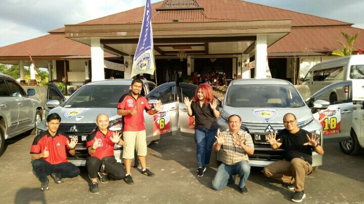 Tim FBRT Sports di bawah pimpinan Roesnoman Baboe selaku manajer tim di kejurnas time rally 2019
