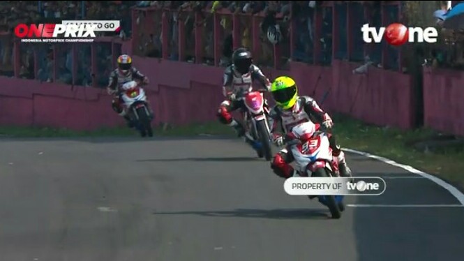 Kejurnas balap motor Oneprix Championship menjadi magnet baru para pembalap motor di Indonesia