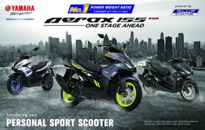 Power Weight Ratio Aerox 155 VVA Dukung Performa Saat Berkendara