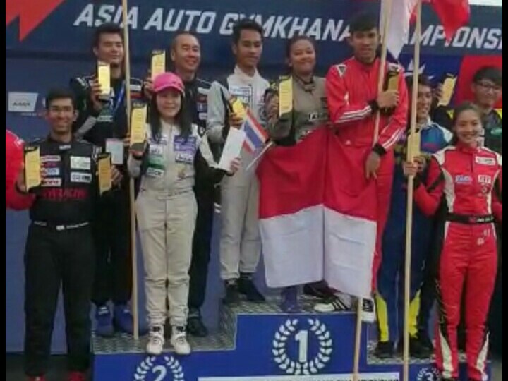 Trio Adrian Septianto, Addyek dan Katerine naik podium kesatu AAGC Korsel 