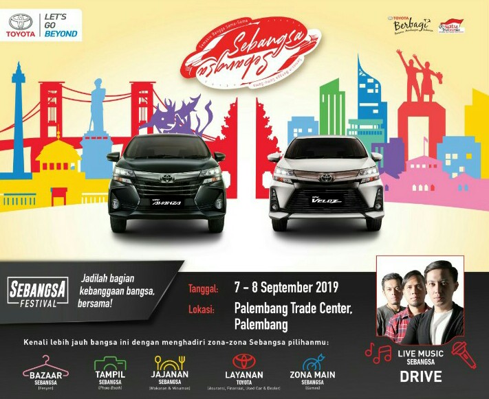 Festival Avanza-Veloz Sebangsa di Palembang Trade Center, 7-8 September 2019