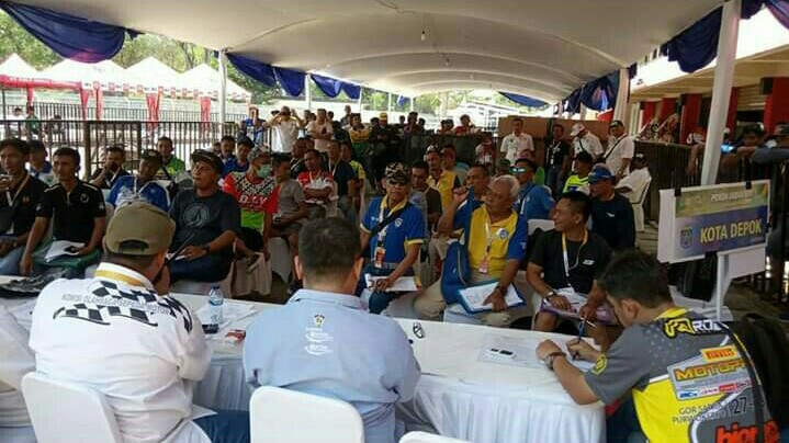 Briefing kualifikasi PON Papua telah dilakukan pada Selasa kemarin di sirkuit Sentul Kecil
