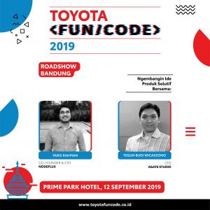 Roadshow Toyota Fun/Code Menuju Kota Bandung