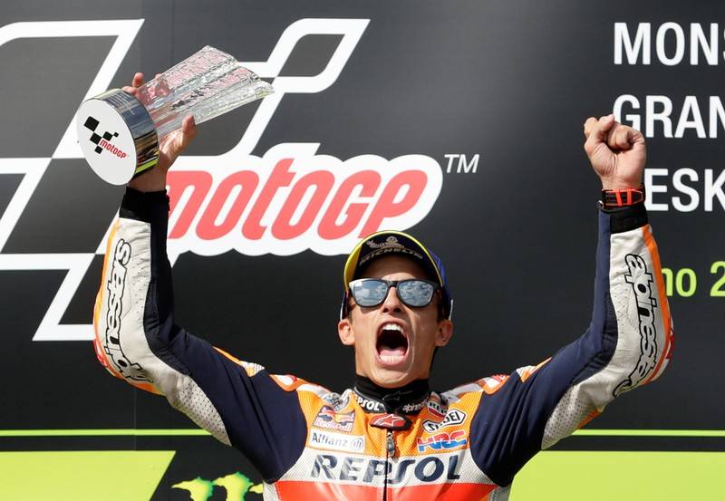 Songsong gelar ke-6 di MotoGP (ke-8 di Grand Prix), Marc Marquez hanya butuh tambahan poin 58. (Foto: thestar)