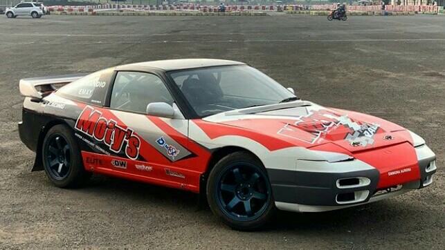 Amandio mengandalkan Nissan 180SX di Meikarta Sprint Rally 2019