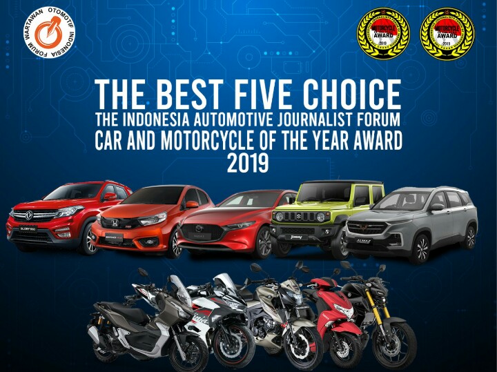 Lima nominator sepeda motor dan mobil hasil pilihan wartawan peliput otomotif FORWOT