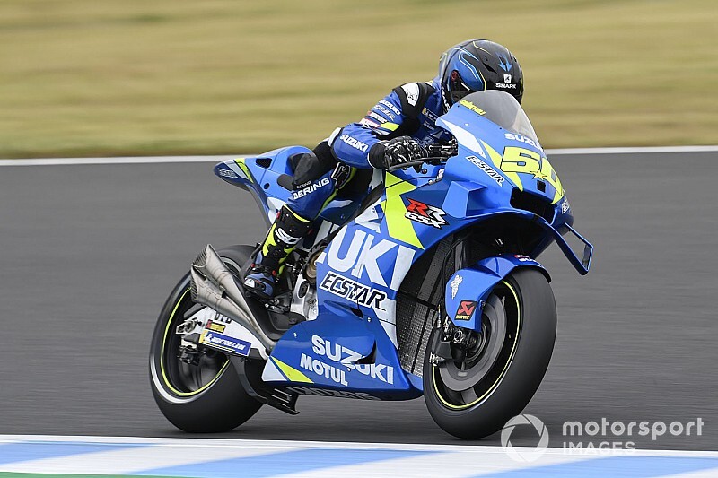 Tester Suuzki Sylvain Guintoli kembali ke mesin standar usai didiskulaifikasi. (Foto: motorsport)