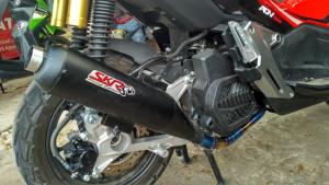 Lagi Viral! Knalpot SKR Semi Standar Racing Honda ADV 150   