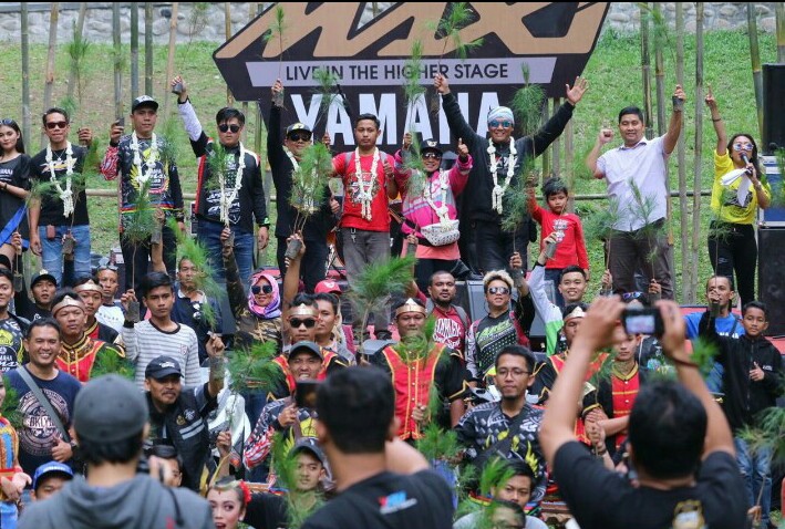 Perayaan 3 tahun Yamaha Maxi Day dipusatkan di gunung Dieng, Wonosobo