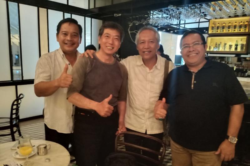 Dari kiri James Sanger, Frans Tanujaya, Chandra Alim dan Riduan Tumenggung