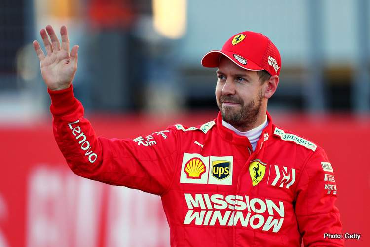 Sebastian Vettel (Ferrari), masih on fire menuju Abu Dhabi. (Foto: grandprix247)