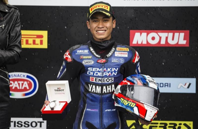 Galang Hendra, kembali ke World Supersport dengan bendera Yamaha Motor Europe