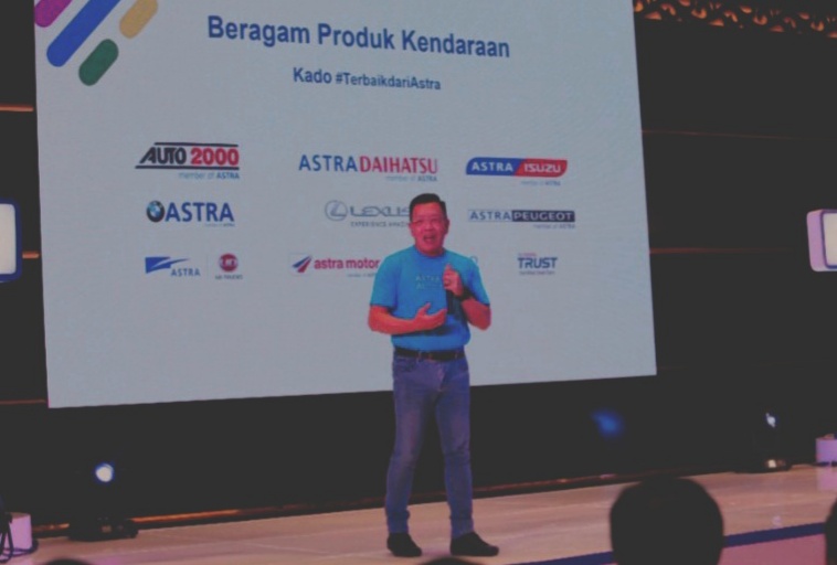 Gunawan Salim pada preskon Astra Auto Fest 2020 di Jakarta hari ini